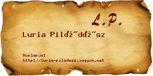 Luria Piládész névjegykártya